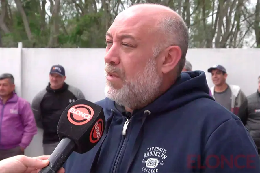 Jes&uacute;s Ba&ntilde;os, trabajador de OCA y tesorero del gremio (Elonce)
