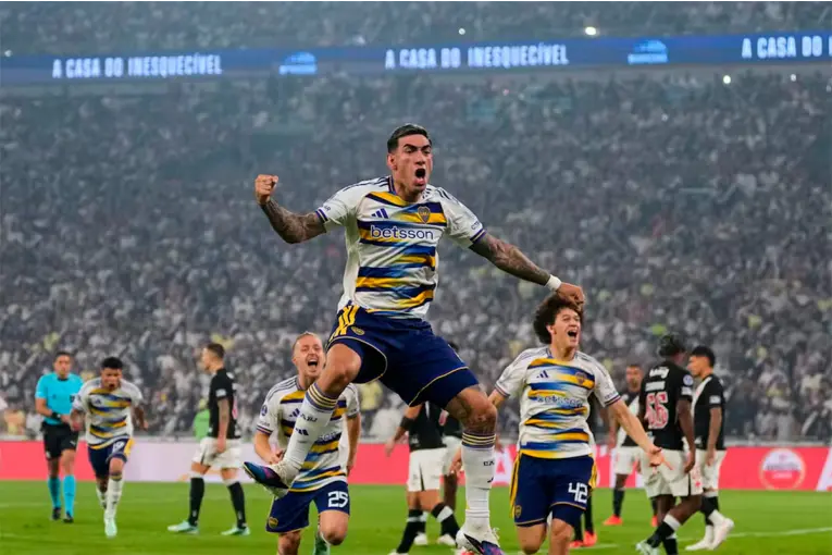 Boca le gana 2-0 a Vasco da Gama en Brasil y por ahora pasa a la final de la Copa Sudamericana