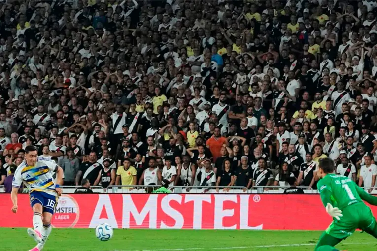 Boca se impone 2-0 ante Vasco da Gama y por ahora pasa a la final de la Copa Sudamericana
