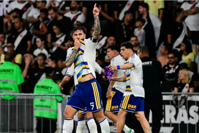 Boca Juniors venció a Vasco da Gama en Brasil y jugará la final de la Copa Sudamericana