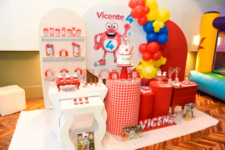 Cumple de Vicente con tem&aacute;tica del Quini 6 (foto gentileza de la mam&aacute; de Vicente para Elonce)