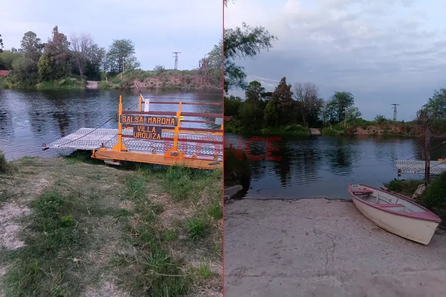 Balsa "La Maroma" de Villa Urquiza (foto Elonce)