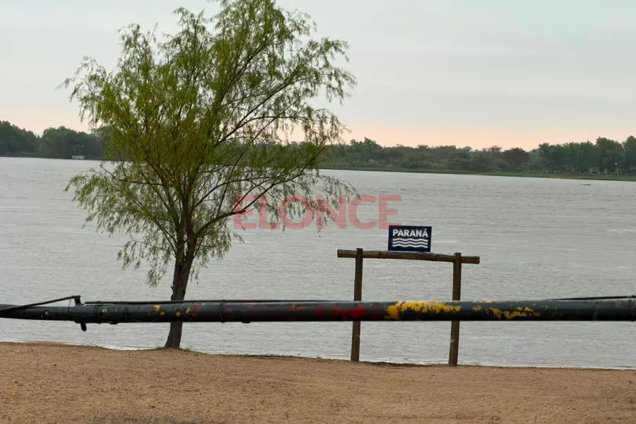 Llueve en Paran&aacute;, zona Balneario Municipal (foto Elonce