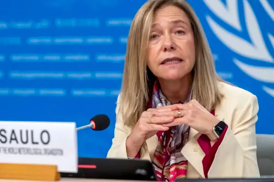 Secretaria general de la OMM, la argentina Celeste Saulo.