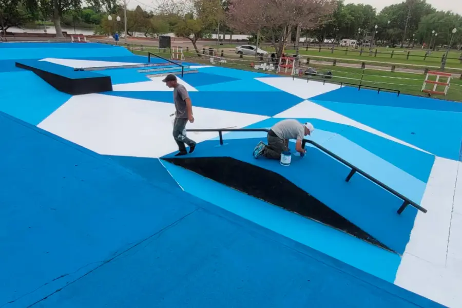Skatepark de Gualeguaych&uacute; (foto Municipalidad de Gualeguaych&uacute;)