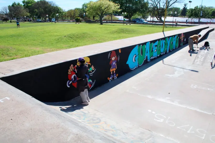 Skatepark de Gualeguaych&uacute; (foto Municipalidad de Gualeguaych&uacute;)