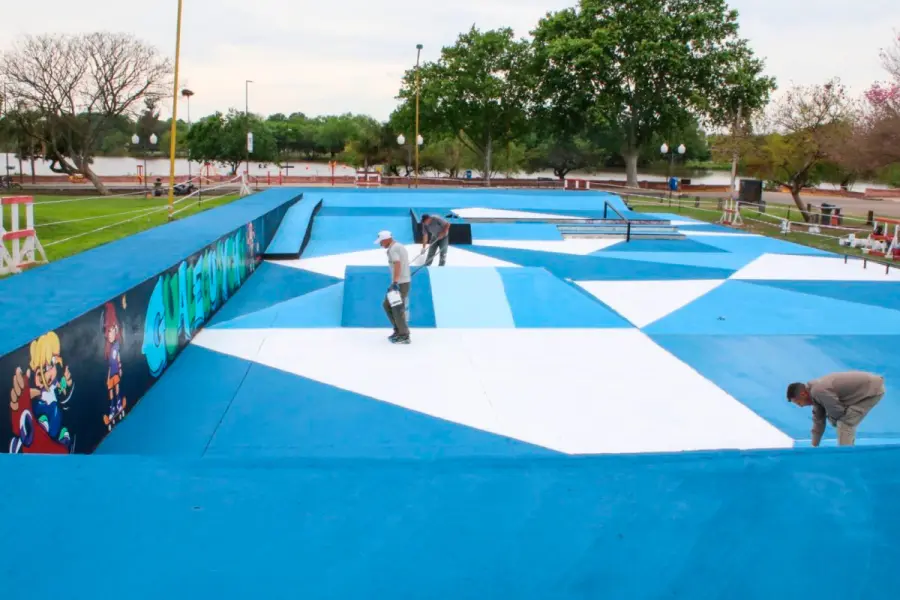 Skatepark de Gualeguaych&uacute; (foto Municipalidad de Gualeguaych&uacute;)