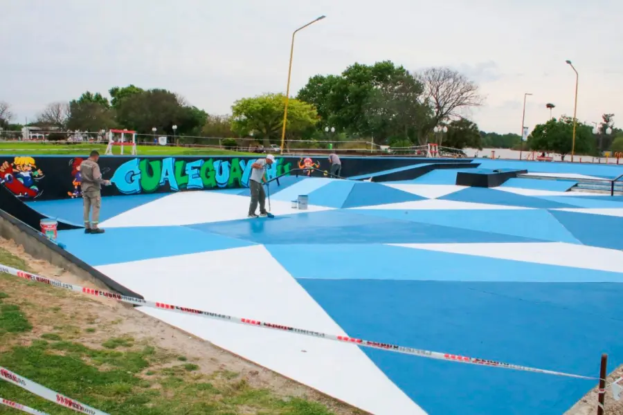 Skatepark de Gualeguaych&uacute; (foto Municipalidad de Gualeguaych&uacute;)