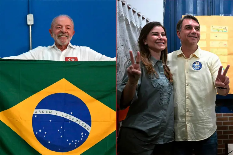 Votaron Lula da Silva y Flávio Bolsonaro en Brasil: fuertes declaraciones y expectativa por los resultados