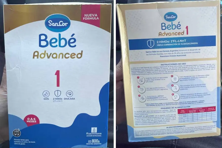 Detectaron errores tipogr&aacute;ficos en el envase adulterado