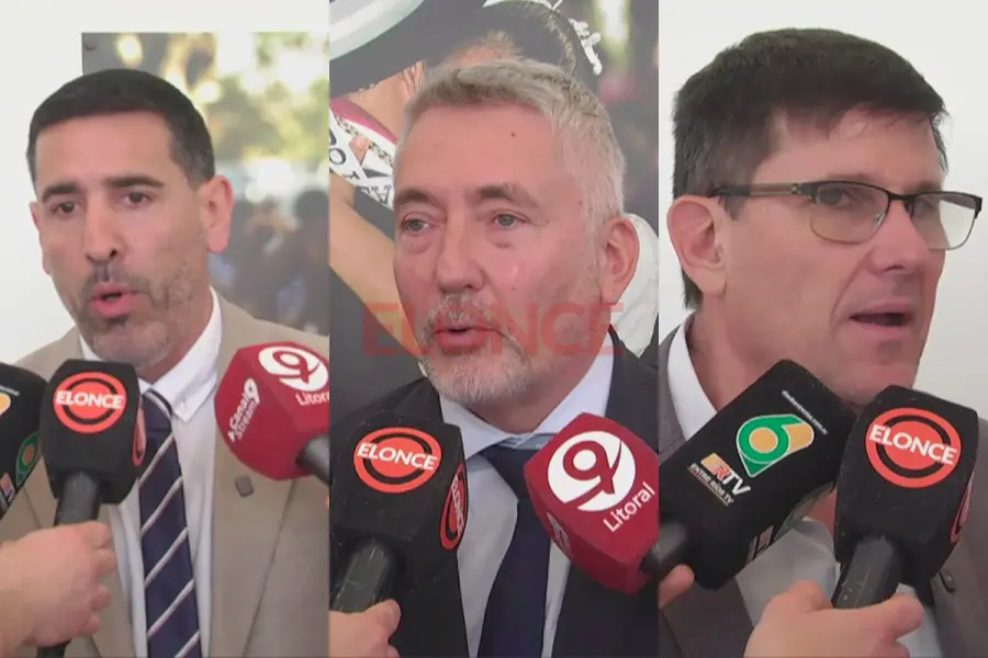 Oscar Cuenca / Alfredo Vota / Jos&eacute; Goity (foto Elonce)