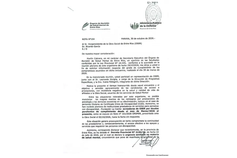 (Ministerio P&uacute;blico de Defensa)