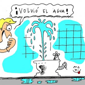 Volvió el agua