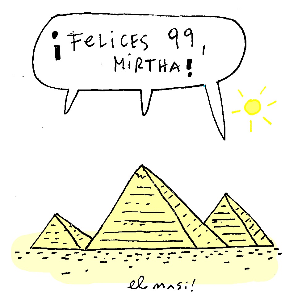 Felices 99 Mirtha