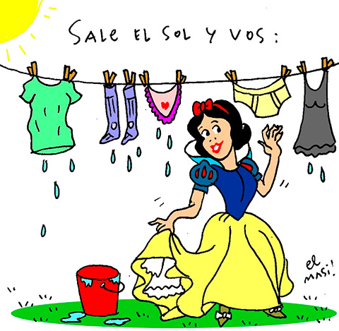 A lavar...