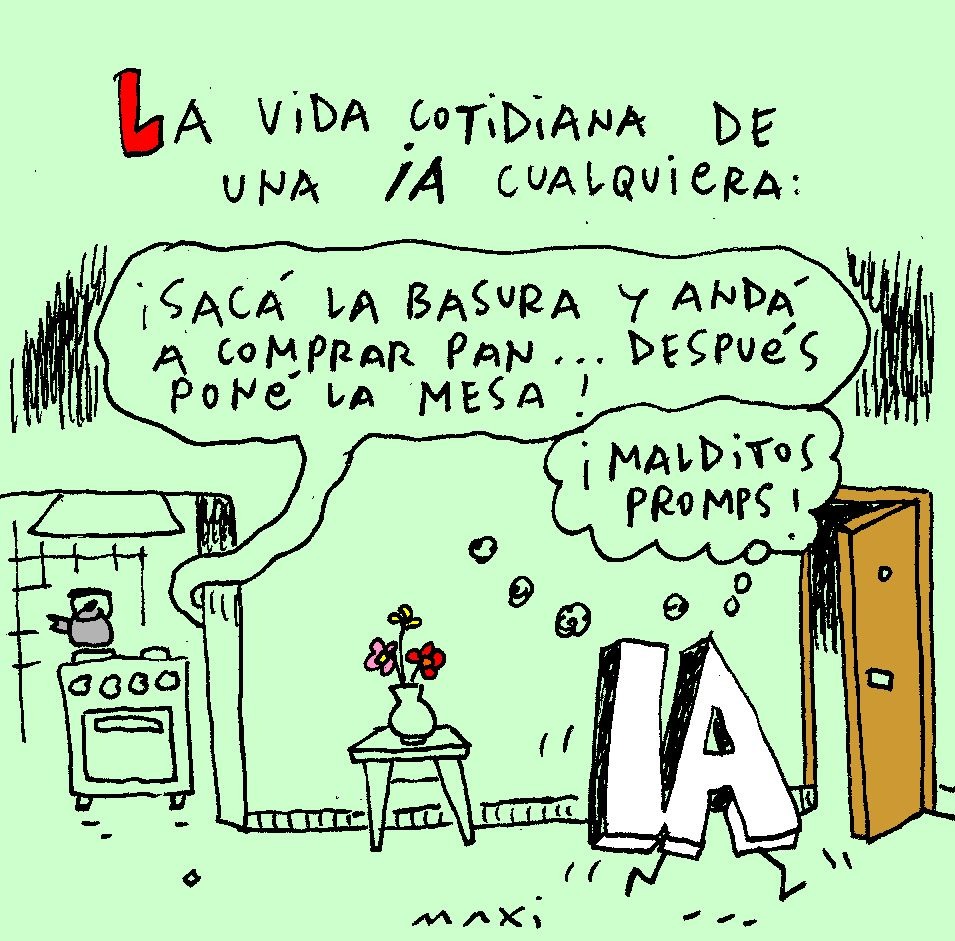 La vida cotidiana de una IA